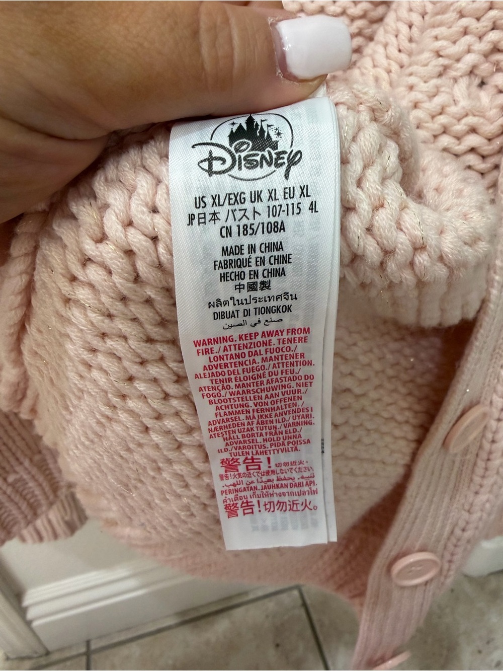 Disney Blush Mickey Cardigan - Picture 6 of 16
